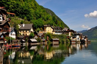 Les maisons de Hallstat