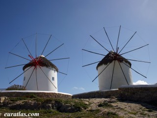 Les moulins de Mykonos