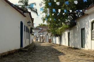 Les rues pavées de Paraty