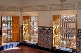 L'intérieur rénové de la casbah L'intérieur rénové de la casbah