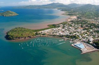 Mamoudzou, vue aérienne