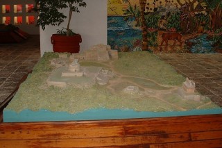 Maquette du site de Chichen Itza (sud)