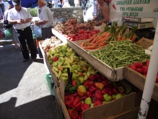 Marché tout en couleur