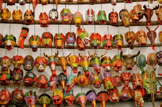 Masques artisanaux typique Guatémaltèque  
