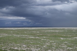 Nuages menaçant sur Etosha