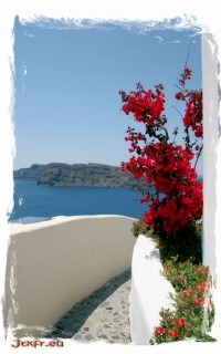 Oia - Au coin d'une ruelle