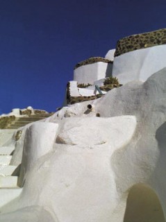 Oia - Contrastes de matériaux Oia - Contrastes de matériaux