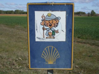 PANNEAU SUR LE CAMINO