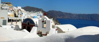 Panoramique du haut d'Ammoudi (OIA)