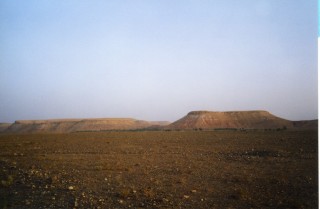 Paysages lunaires de l'Atlas