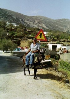 Paysan sur son âne
