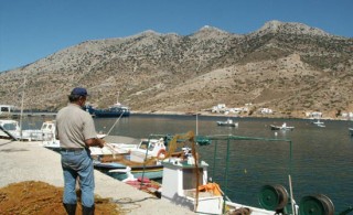 Pêcheur à Kamares