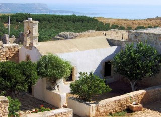 Petite chapelle à Aptera