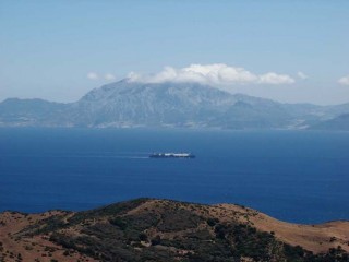 Photo du détroit de Gibraltar (Andalousie)