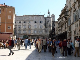 Place de la Nation ou Narodni Trg à Split