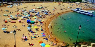 Plage à Tossa de Mar