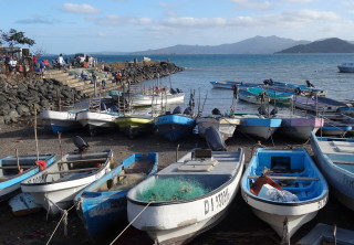 Port de pèche à Mayotte