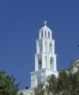 Pyrgos - Clocher de l'église du Christ