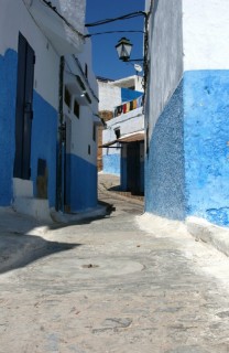Rue étroite de la kasbah