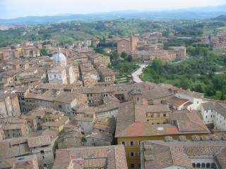 Sienne vue de la tour