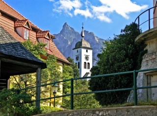 Trauenkirchen: Le clocher de l'église Saint Jean