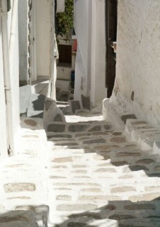 Une ruelle pavée Une ruelle pavée