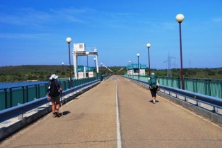 VIA DE LA PLATA  PONT SUR BARRAGE