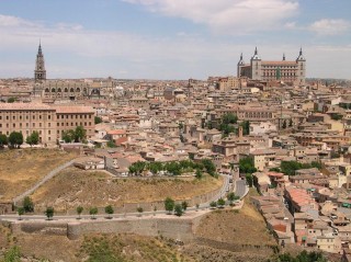 Vue de Tolede depuis la Ronda