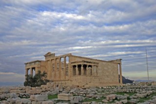 Vue d'ensemble de l'Erechthéion