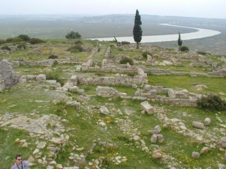 Vue générale sur les ruines romaines