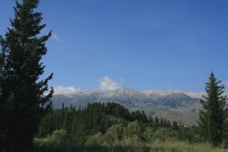 Vue sur les Montagnes blanches