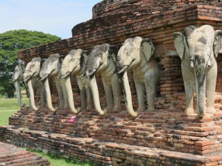 Wat Chang Lom (détail) Wat Chang Lom (détail)