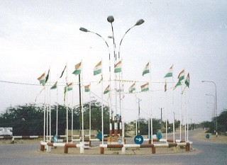 Le rond-point d'Agadez