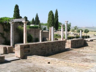 Photo de la cité romaine d'Italica près de... Photo de la cité romaine d'Italica près de...