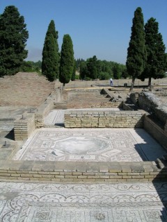 Photo de la cité romaine d'Italica près de... Photo de la cité romaine d'Italica près de...