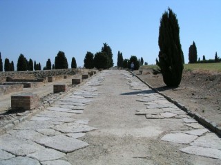Photo de la cité romaine d'Italica près de... Photo de la cité romaine d'Italica près de...