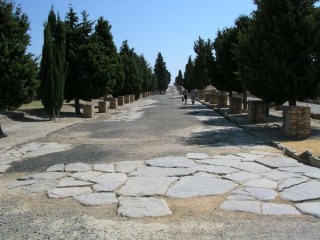 Photo de la cité romaine d'Italica près de... Photo de la cité romaine d'Italica près de...