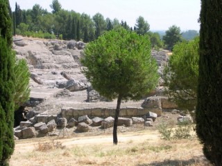 Photo de la cité romaine d'Italica près de... Photo de la cité romaine d'Italica près de...
