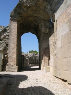 Photo de la cité romaine d'Italica près de... Photo de la cité romaine d'Italica près de...