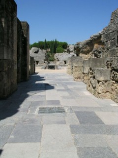 Photo de la cité romaine d'Italica près de... Photo de la cité romaine d'Italica près de...