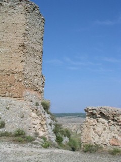 La forteresse de Calatayud : détail La forteresse de Calatayud : détail