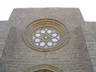 RUEDA : Photo de la Rosace de l'église RUEDA : Photo de la Rosace de l'église