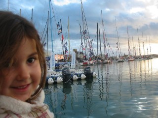 Avant le départ du vendée globe 2008