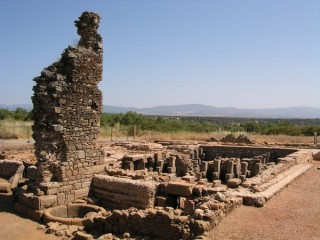 Photo des ruines de la cité romaine de Caparra...