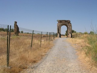 Photo des ruines de la cité romaine de Caparra... Photo des ruines de la cité romaine de Caparra...