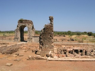 Photo des ruines de la cité romaine de Caparra... Photo des ruines de la cité romaine de Caparra...
