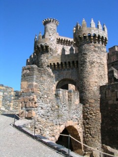 Ponteferrada : vue du château des Templiers