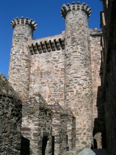 Ponteferrada : vue du château des Templiers
