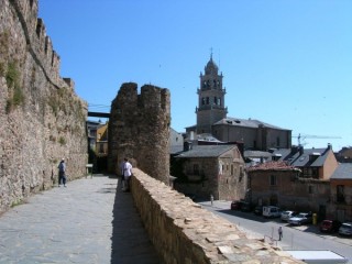 Ponteferrada : vue du château des Templiers