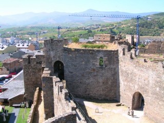 Ponteferrada : vue du château des Templiers